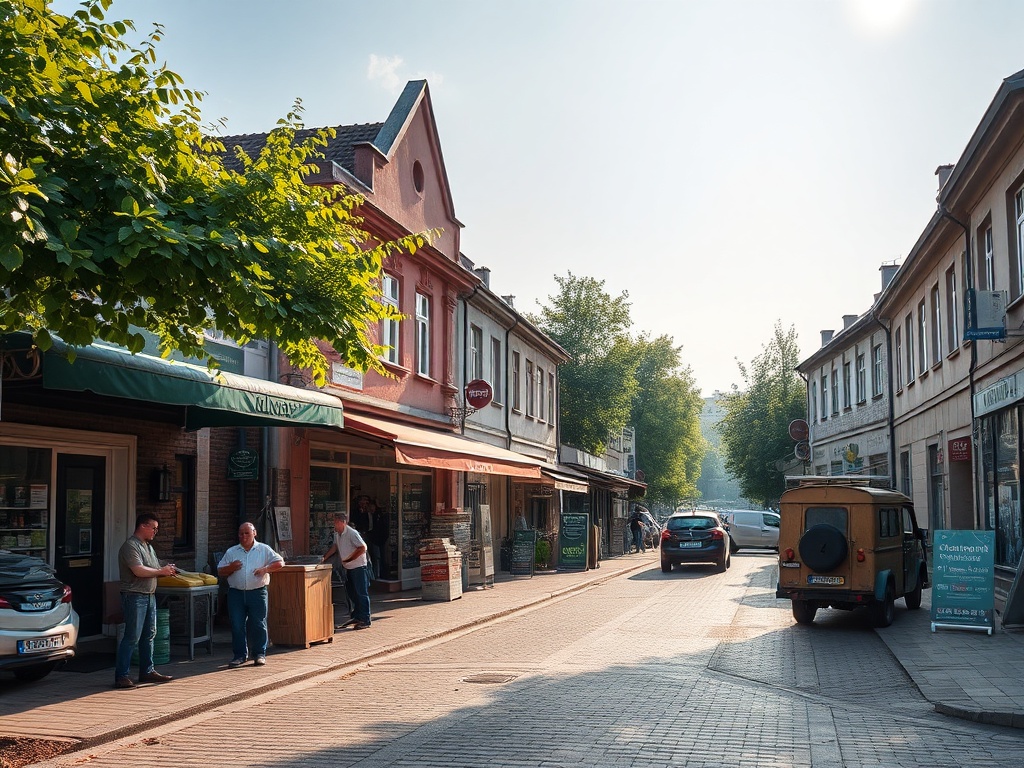 Mapa pokazująca lokalizację projektów finansowanych z Funduszy Europejskich w Jaśle