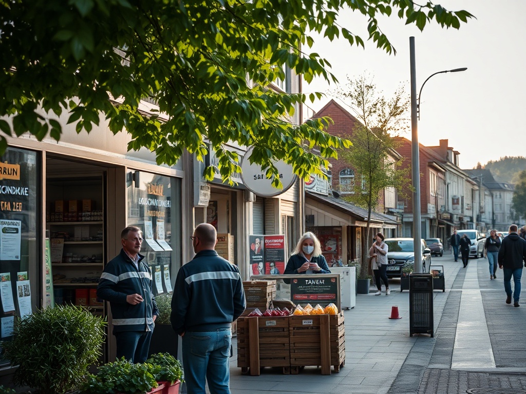 Uczestnicy Jasielskich Targów Pracy, Edukacji i Przedsiębiorczości 2026 nawiązujący kontakty biznesowe i edukacyjne.